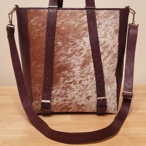 Cowhide handbags, leather purse, tote, crossbody